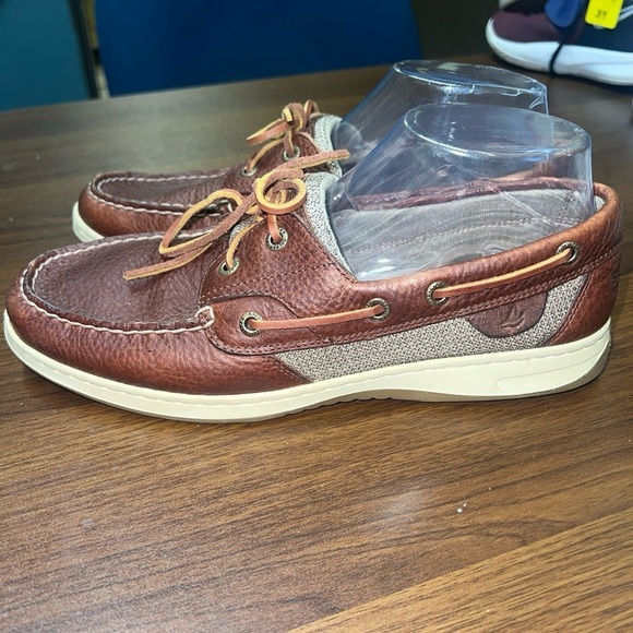 Sperry Top Sider Bluefish 2 Eye Tan Women 10M 9276632 - Picture 5 of 10